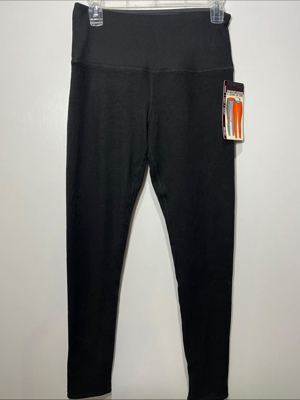 shosho Black/Grey Reversible High-Waist Women’s Leggings - M